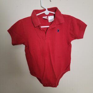 Vintage 90s McKids McDonald's Kids Clothing Line Red Onesie 18M